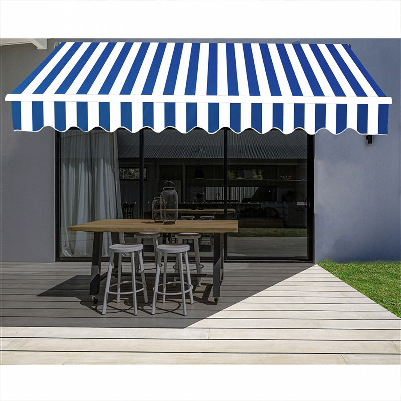 Dakota Fields Anchor 3.5m W x 3m D Retractable Patio Awning Wayfair.co.uk
